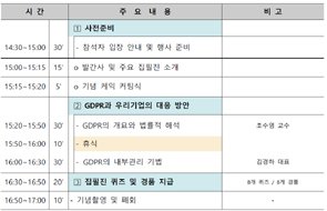 KISA. GDPR 대응 위한 가이드북 북콘서트 개최”